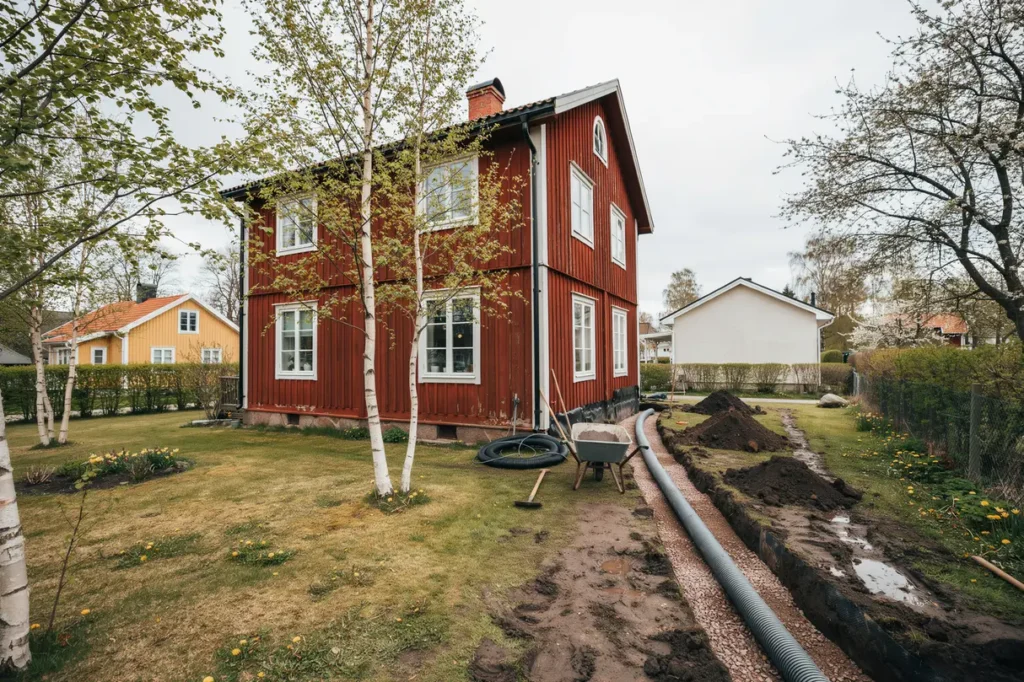 s planerar du dr nering runt huset praktiska steg f r torrare k llare och tryggare grund