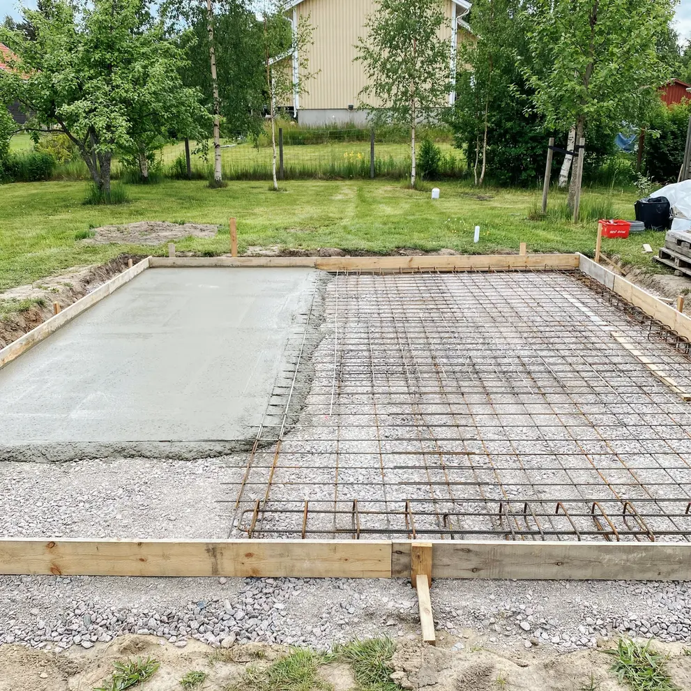gjutning betongmontage och armering av husgrunder i bromma solna sundbyberg